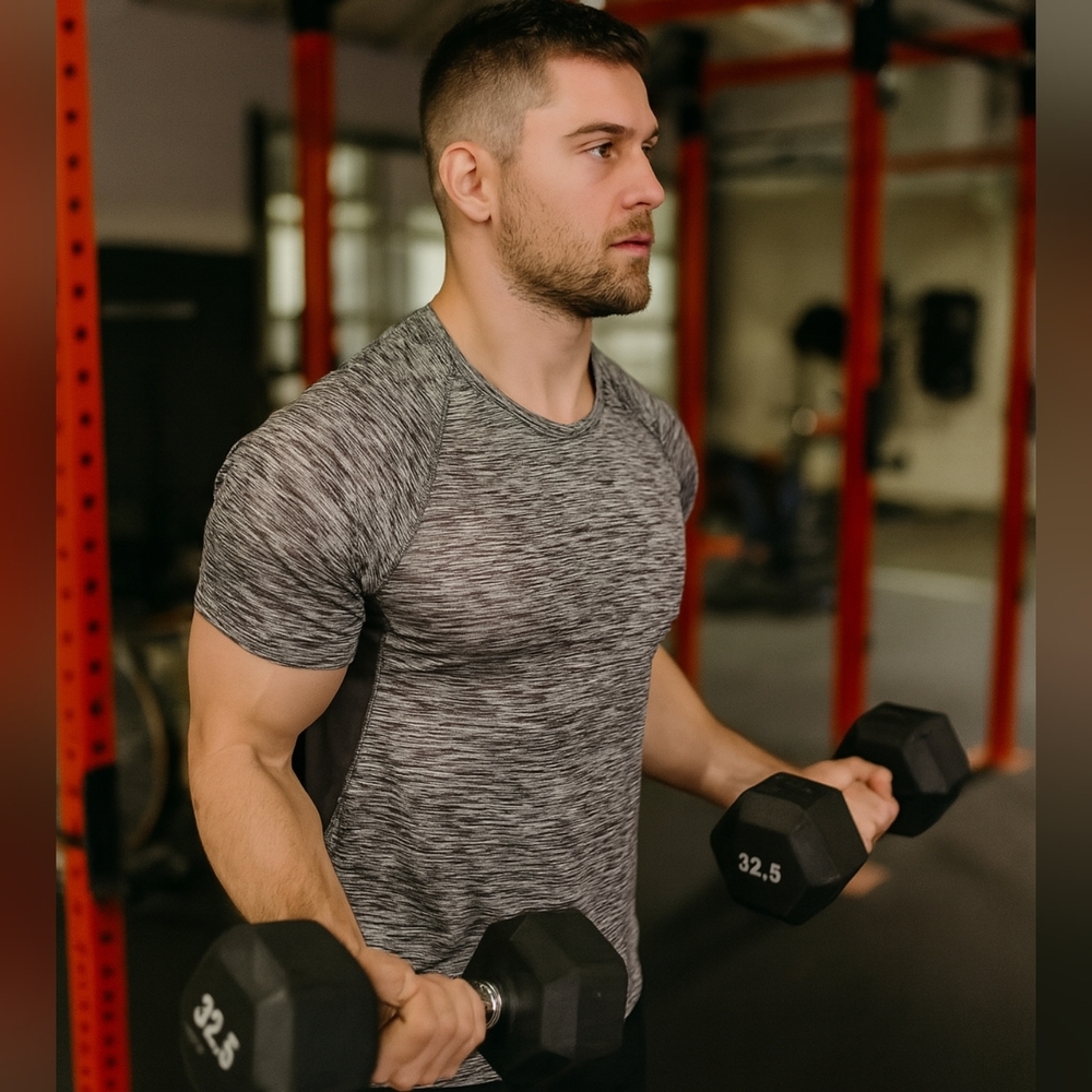 Koral Men Quickdry Tshirt Sz M